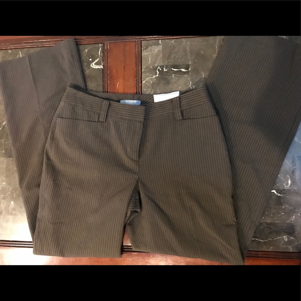 SALE NWT AnnTaylor Lindsay 4P work pinstripe pants